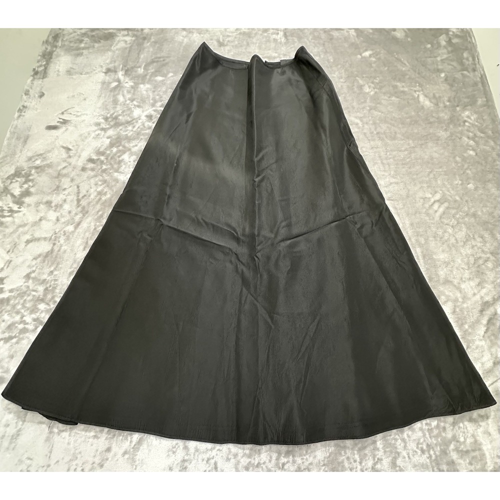 Laundry By Shelli Segal Flare Black Skirt Womens Size 4 Stretch See Description